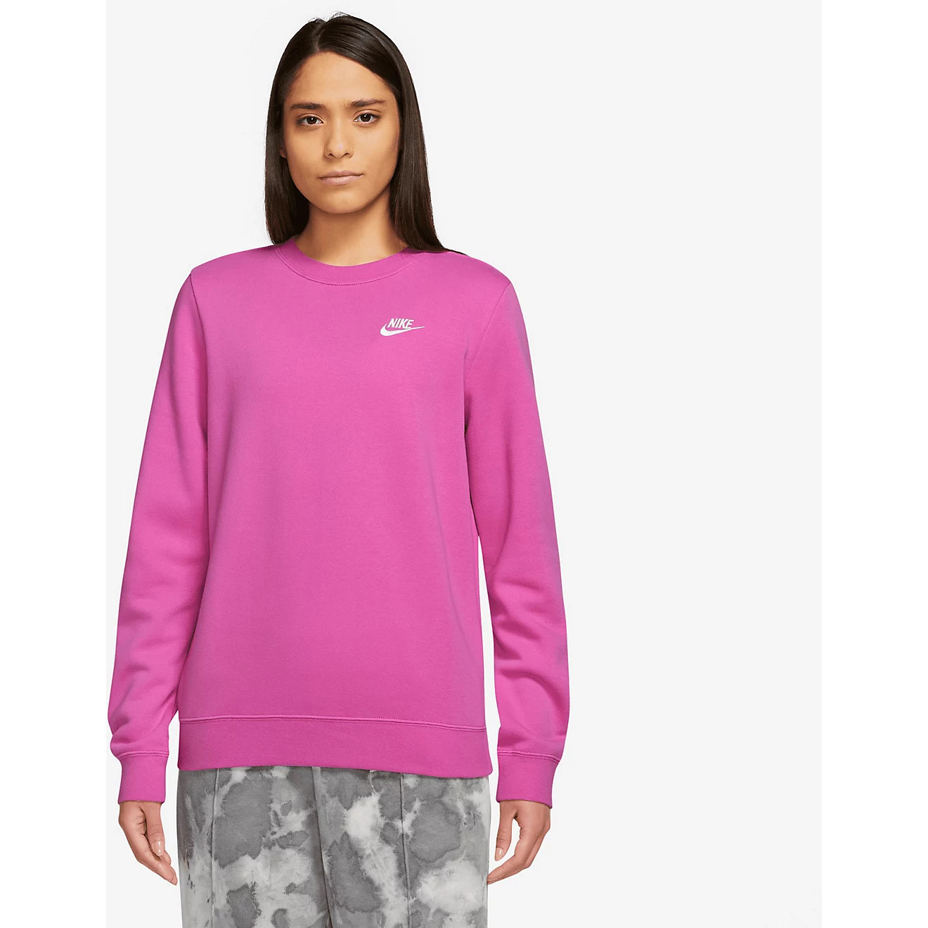 Nike Sportswear Club Fleece Pullover Sweatshirt | Academy Sports + Outdoors