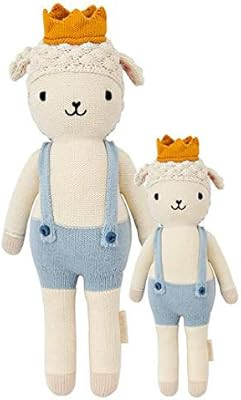 Amazon.com: CUDDLE + KIND Sebastian The Lamb Little 13" Hand-Knit Doll – 1 Doll = 10 Meals, Fai... | Amazon (US)