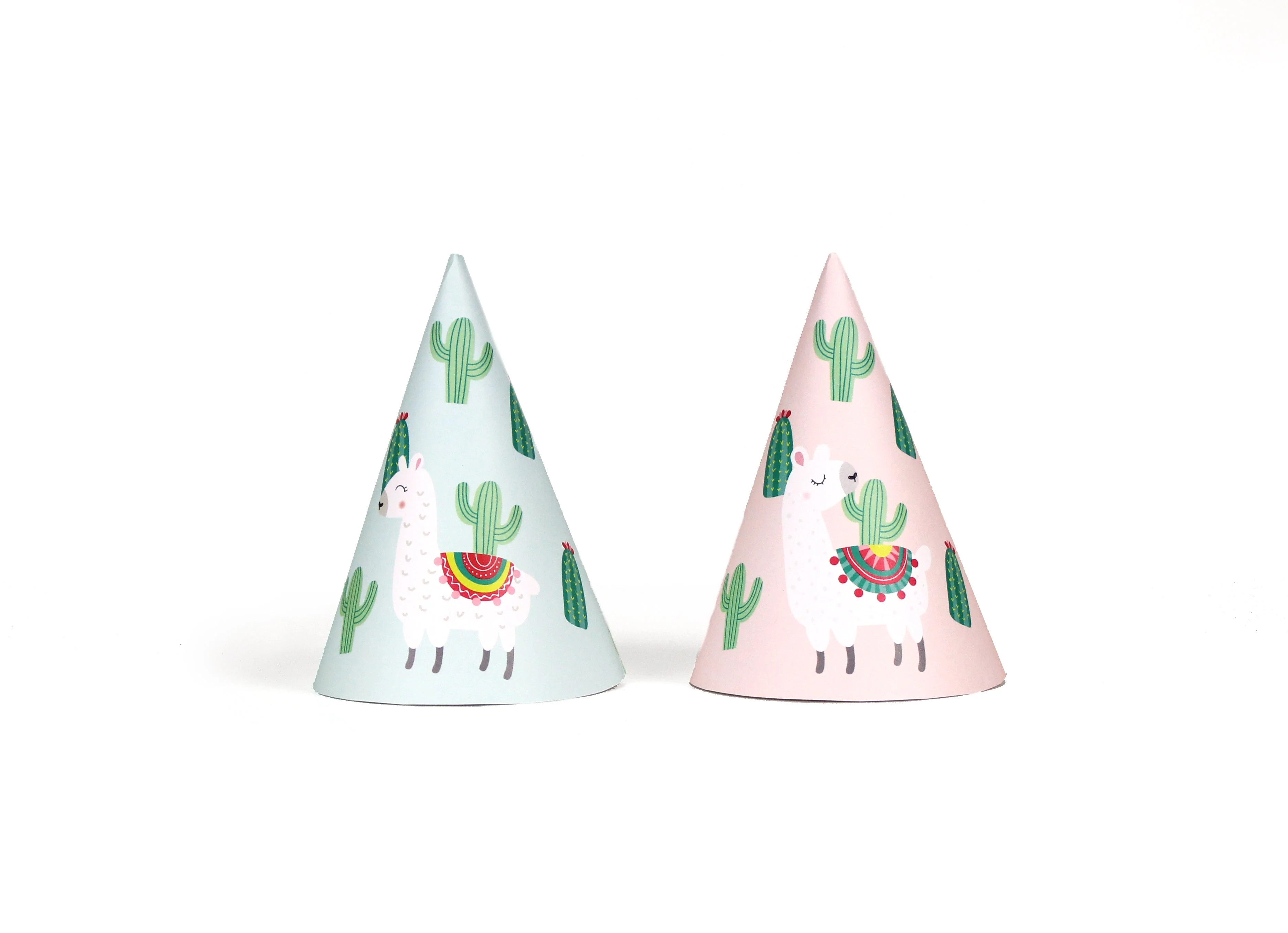 Llama Party Hats - Llama Birthday Hats, 12 Ct | Hello Bluebyrd