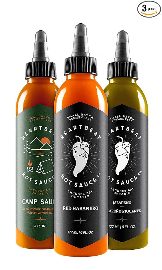 Heartbeat Hot Sauce Co. | Classic Variety Pack 6oz 3pk | Amazon (US)