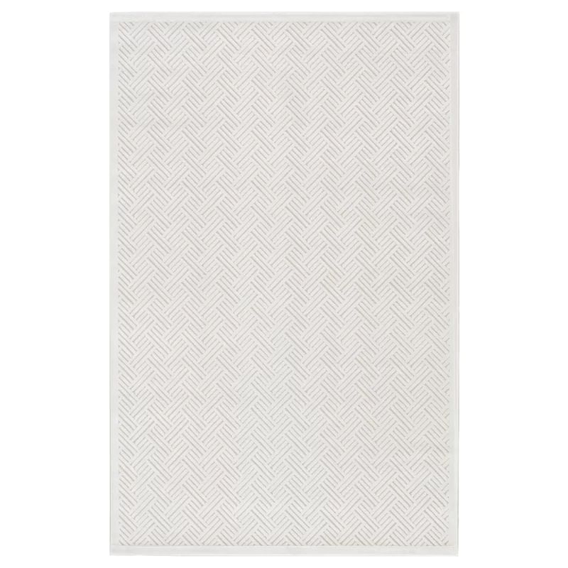 Killebrew Geometric White Area Rug | Wayfair North America