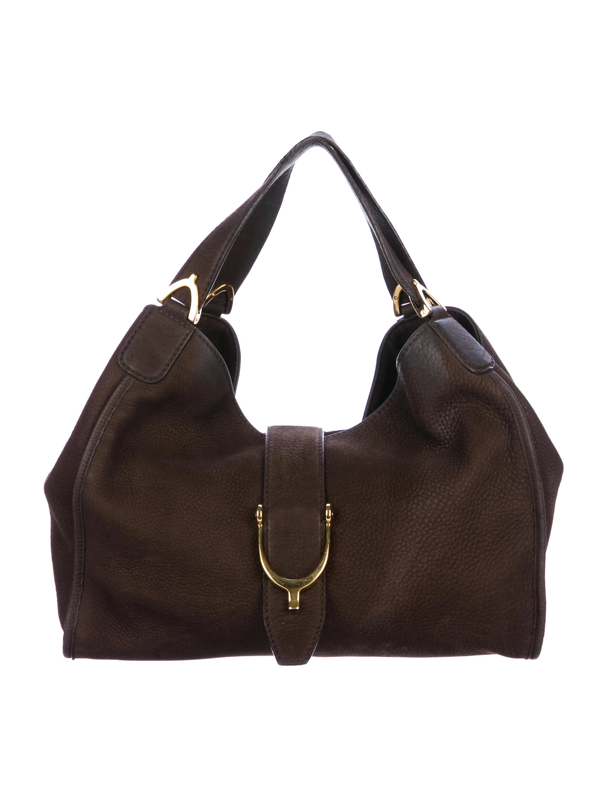 Gucci Soft Stirrup Hobo - Brown Hobos, Handbags - GUC189861 | The RealReal | The RealReal