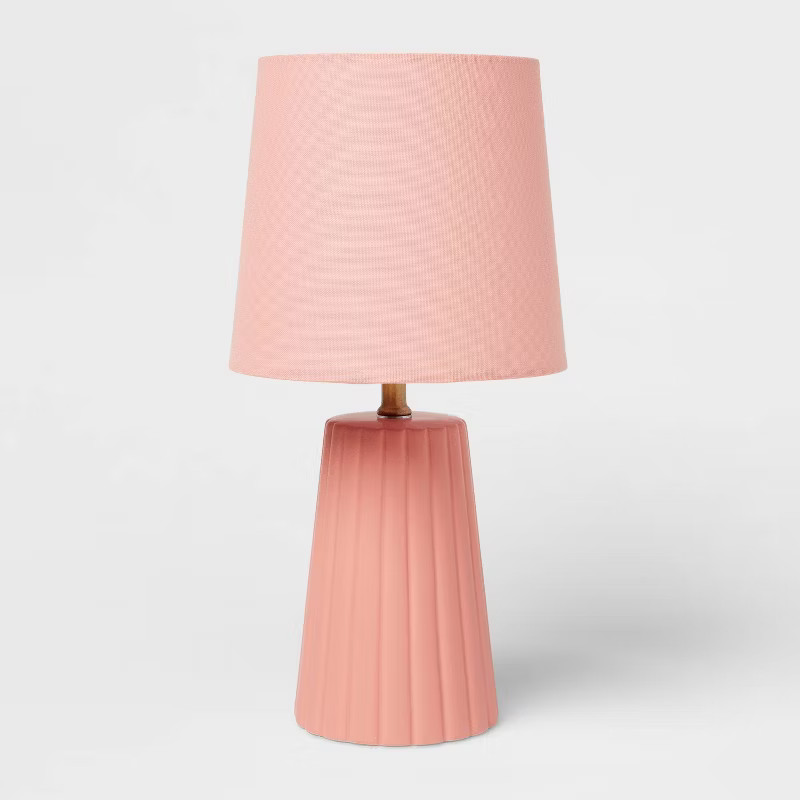Tapered Ribbed Table Lamp - Pillowfort™ | Target