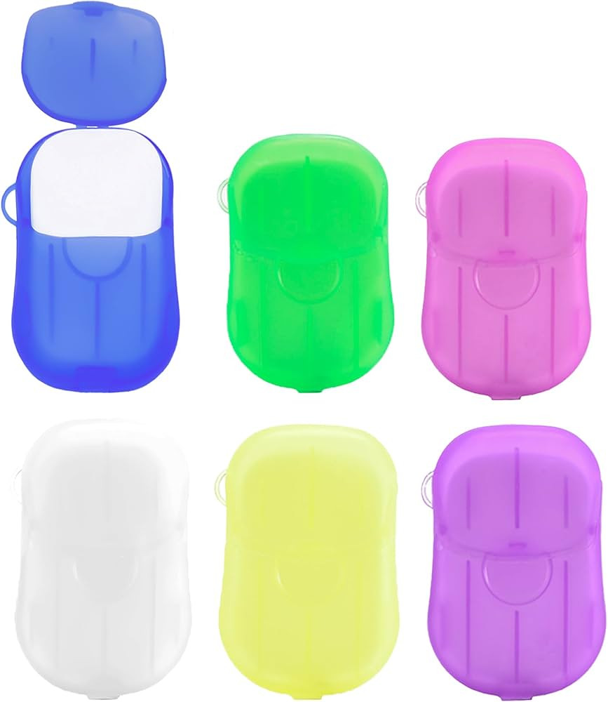 Soap Sheets for Traveling, 6 Pack Portable Soap Paper, Effectively Cleans Stains, Suitable for BB... | Amazon (US)
