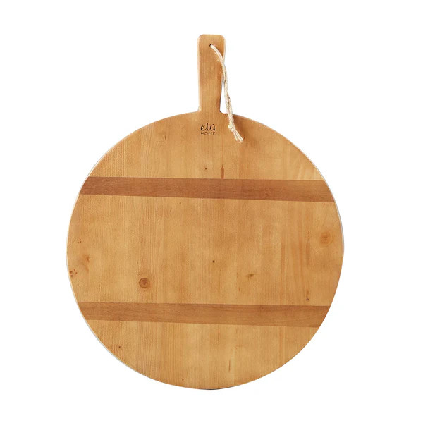 Round Pine Charcuterie Board, Medium | Monika Hibbs Home