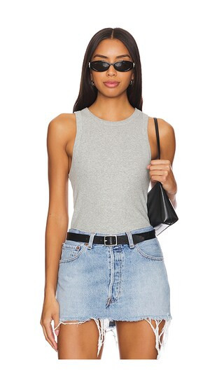 Sold Out NYC The Not So Basic Tank in Heather Grey - Grey. Size S | Revolve Clothing (Global)
