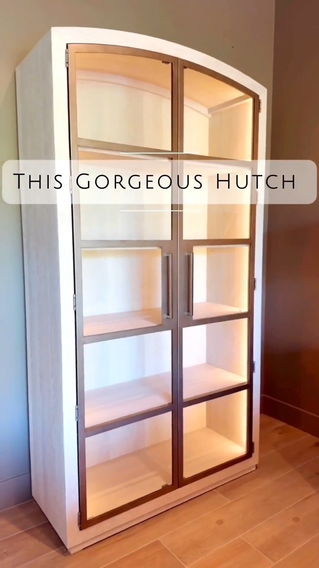 My @Wayfair finds are so gorgeous! 🤍 This hutch is absolutely stunning!! The metal + glass doors, the adjustable lighting… it just elevates everything. I love that it works in a living room, bedroom, or even a dining space. My hallway needed a little love (it was giving… dark and long 😅), so I added oversized mirrors and four chandeliers down the hall to bring in light and that designer feel ✨ such a simple change but it made the biggest difference. modern home decor oversized mirrors hallway lighting large modern chandeliers Wayfair home decor arched hutch with lighting

#LTKHome #LTKvlog #LTKdayinmylife