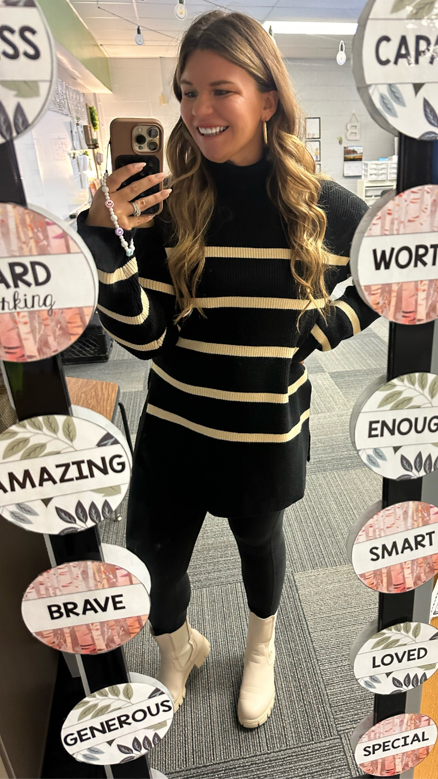 Teacher OOTD
Fall outfit 
Amazon outfit

My boots are 40% off + an additional 12% off when you check the discount box  

#LTKworkwear #LTKshoecrush #LTKsalealert