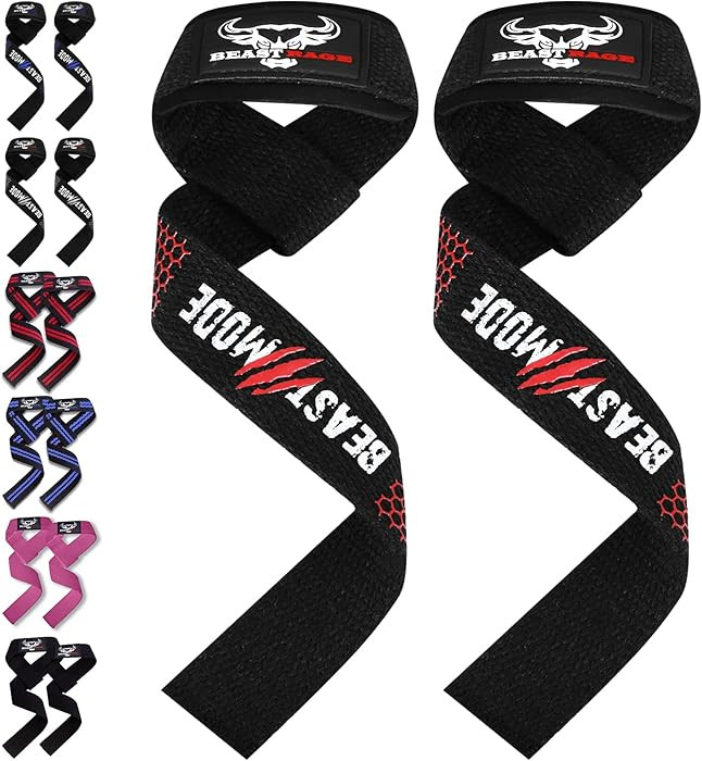 BEAST RAGE Lifting Wrist Straps for Weightlifting, Weight Lifting Straps Gym Grip Power Workouts ... | Amazon (US)