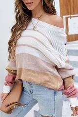'Shea' Loose-Fitting Pullover Knitted Sweater | Goodnight Macaroon
