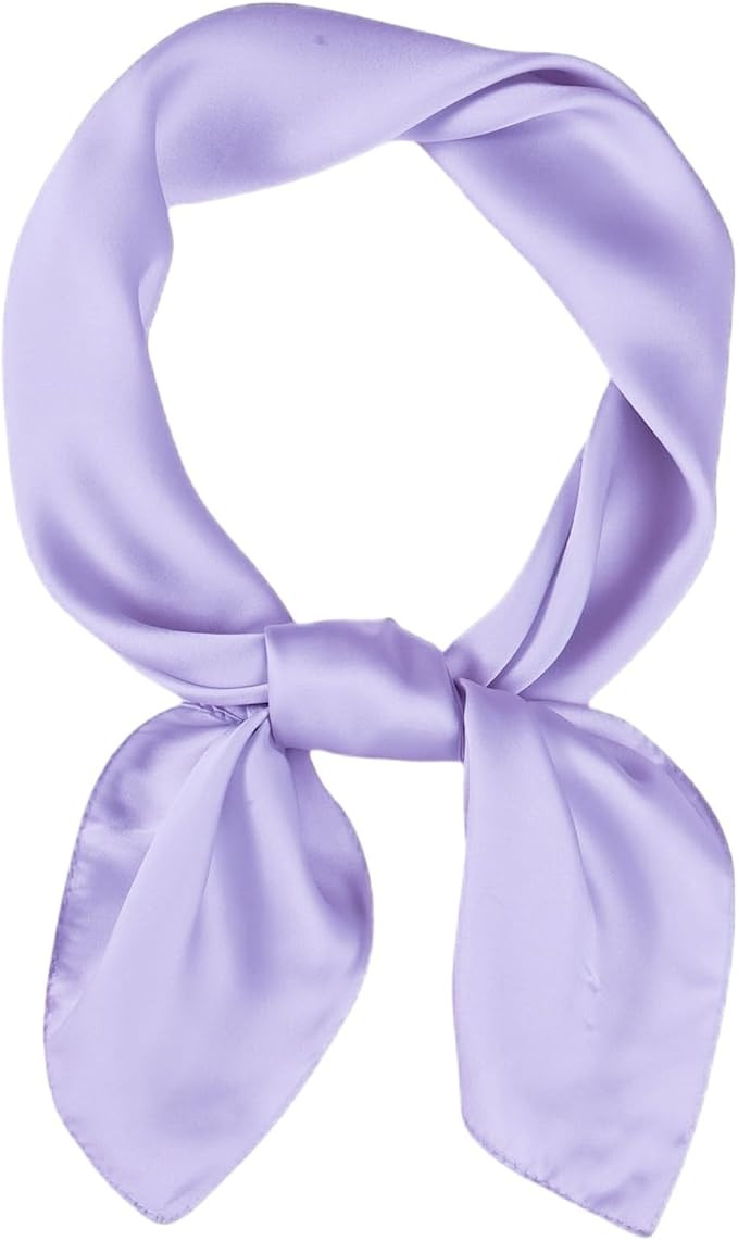 Satin Scarf 27.5 inch Square Scarf Neck Hair Handkerchief Bandanas Headscarfs for Women Men Costu... | Amazon (US)