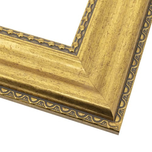 Wide Gold Beaded Lip Picture Frame | Picture Frames