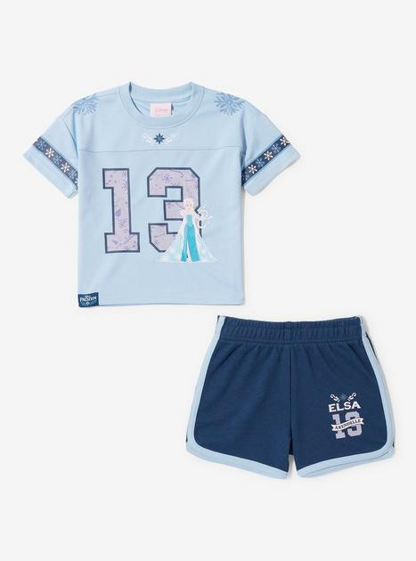 Disney Frozen Elsa Football Jersey Toddler Shirt and Short Set — BoxLunch Exclusive | BoxLunch | BoxLunch