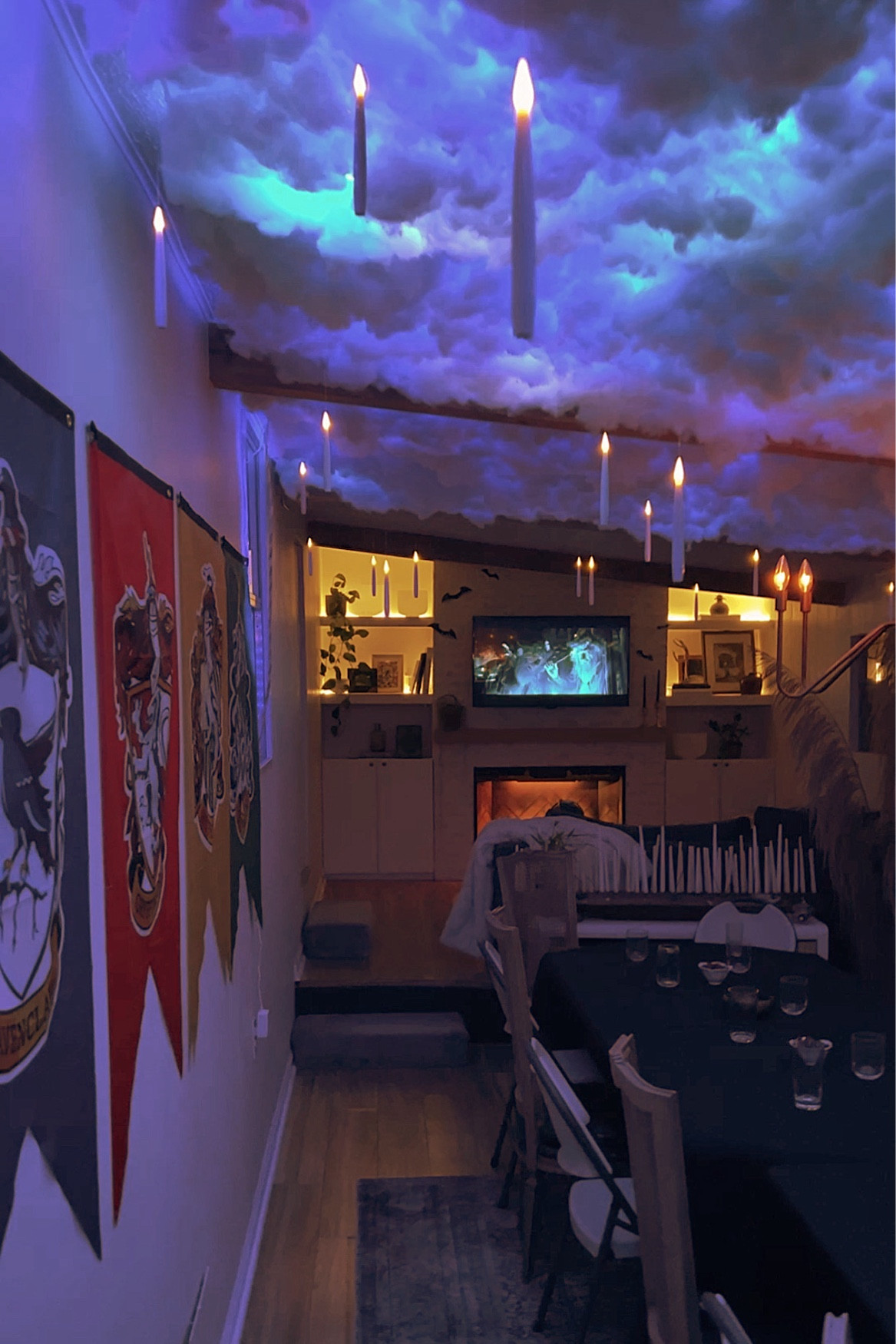 Harry Potter party decor. Halloween decor. Cloud ceiling DIY.

#LTKSeasonal #LTKHome