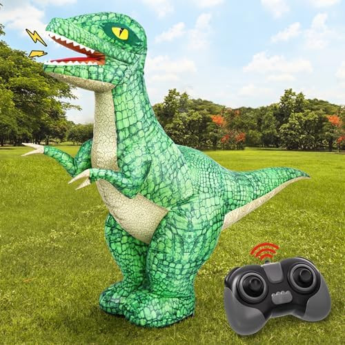 2.4GHZ Remote Control Inflatable Dinosaur Toy for Kids,Electric Toy Dinosaur with 360°Rotation,F... | Amazon (US)