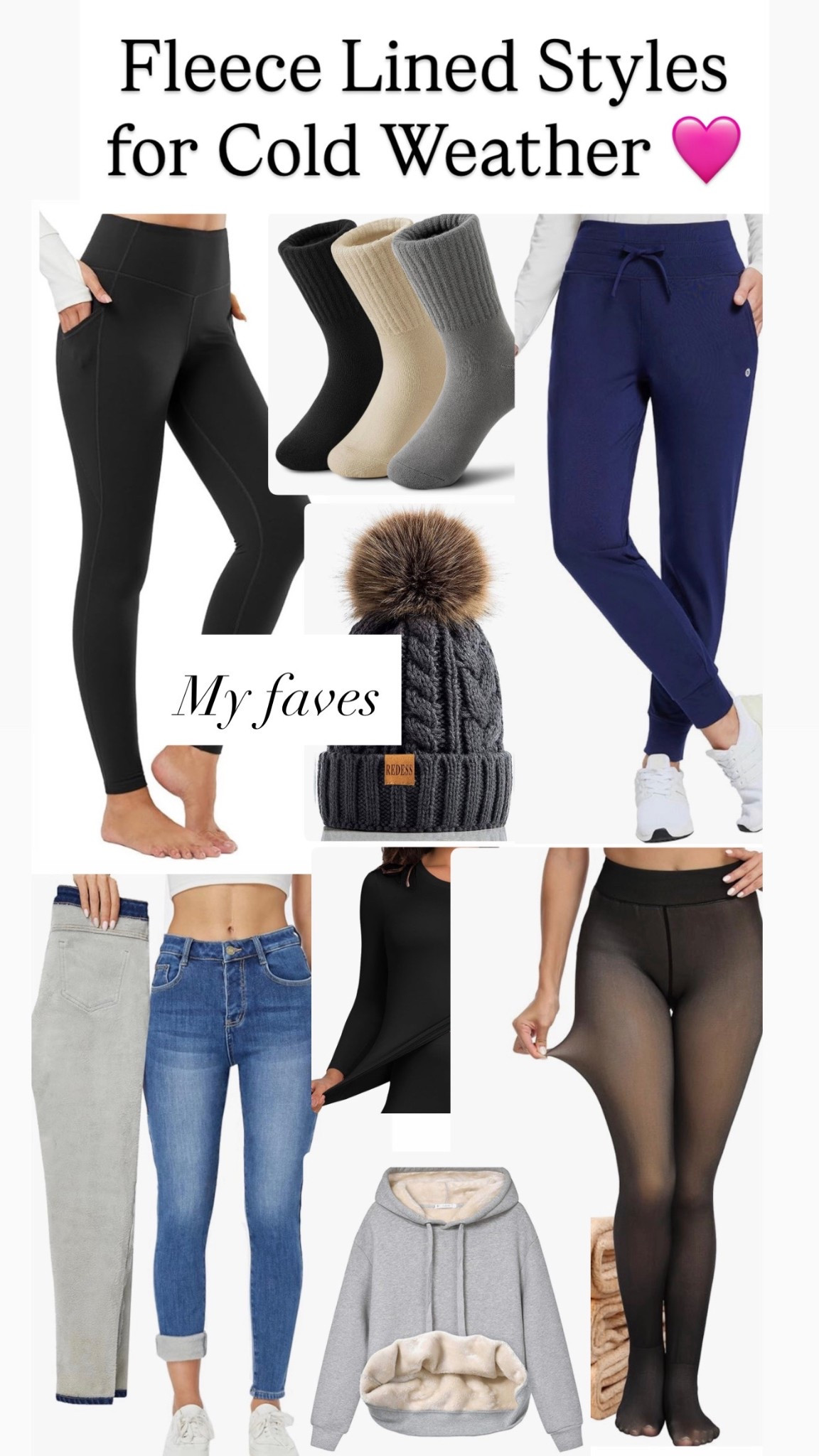 Fleece lined styles for women for the cold weather! 💙

#LTKmomlife #LTKSeasonal