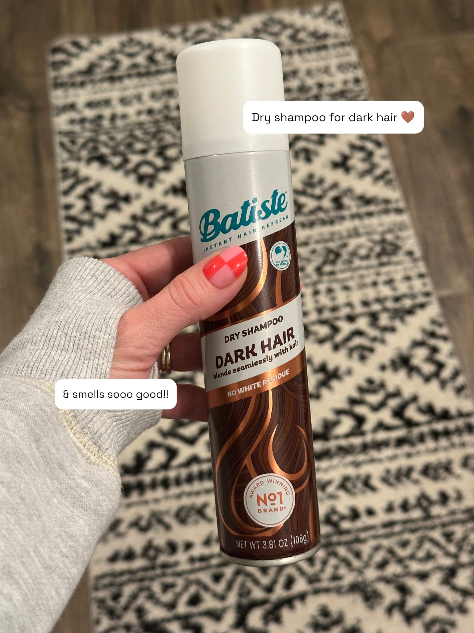 Just bought this @batiste Dry shampoo from @Target ! Smells so good & works great on my dark hair !! 

#dryshampoo #haircare #batiste #targetfinds 

#LTKBeauty #LTKmorningroutine #LTKmomlife