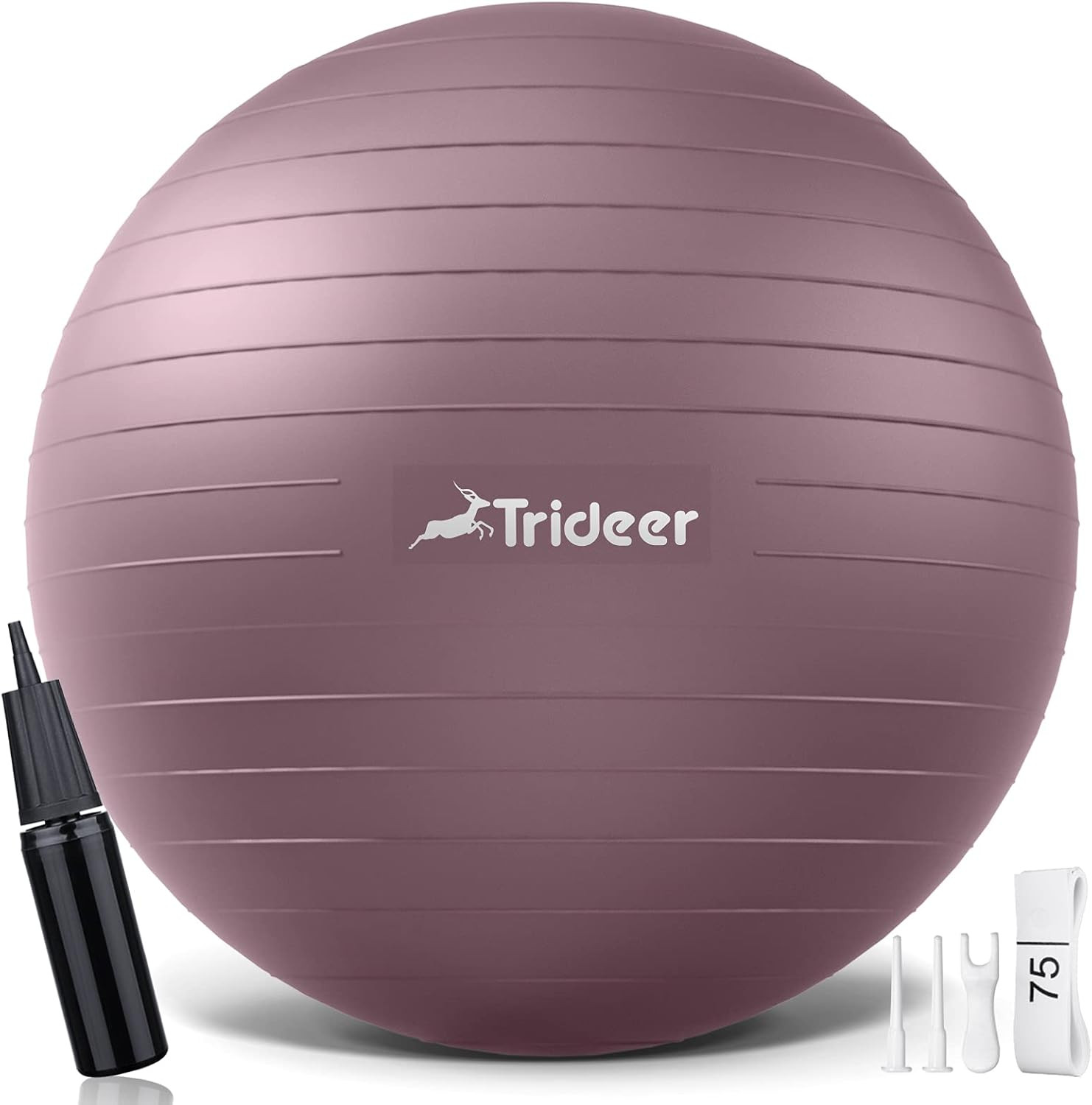 Trideer Yoga Ball - Exercise Ball for Workout pilates Stability - Anti-Burst and Slip Resistant f... | Amazon (US)