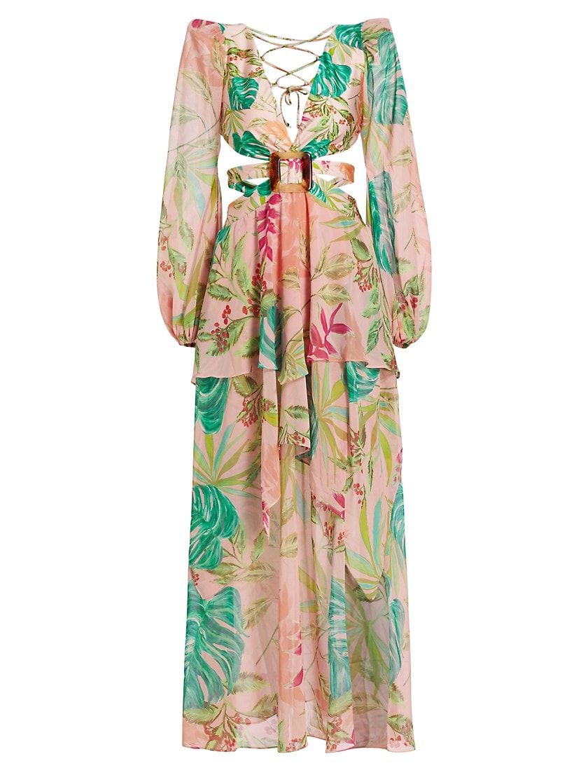 Tropicalia Cut-Out Maxi Dress | Saks Fifth Avenue