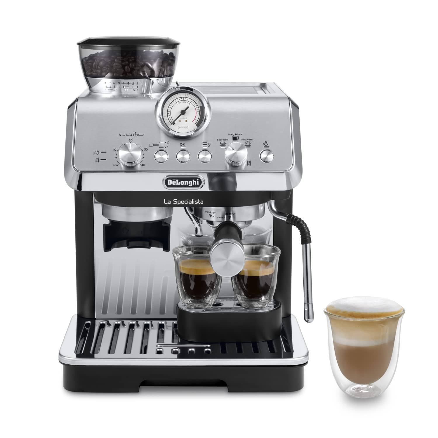 De'Longhi La Specialista Metal Barista Pump Espresso Machine, Bean to Cup Coffee and Cappuccino M... | Amazon (UK)