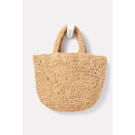 Mini Straw Tote | Evereve