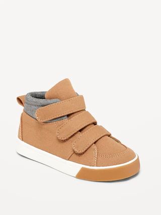 Canvas Triple-Strap Unisex Sneakers for Toddler | Old Navy (US)