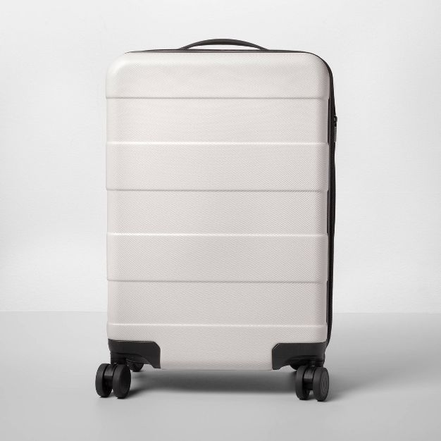 Hardside Carry On Spinner Suitcase Tan - Made By Design&#8482; | Target