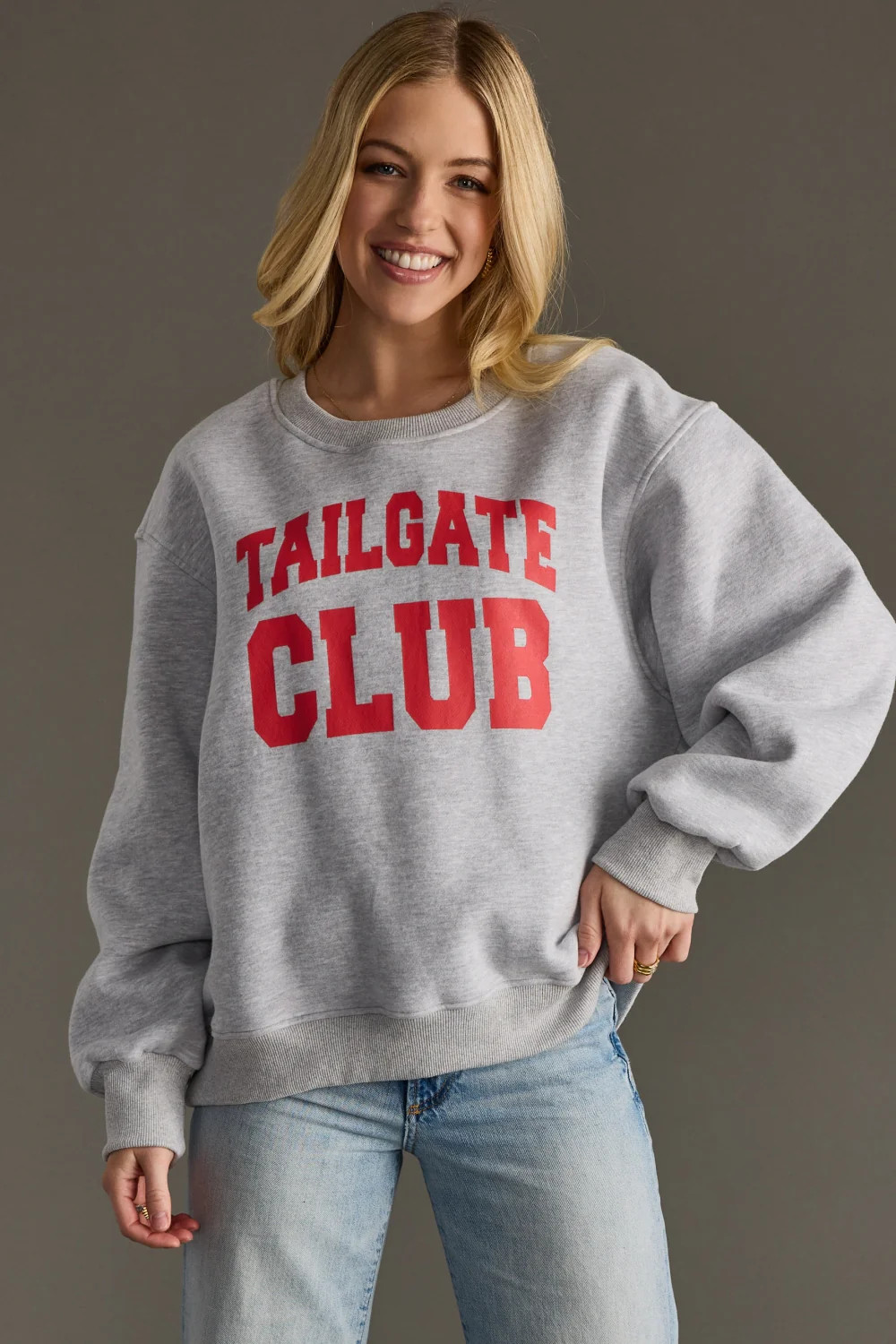 Tailgate Club Sweatshirt - Gray | Panache Accessories