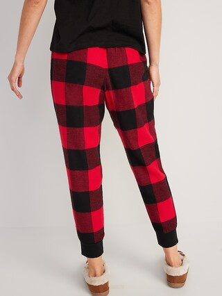 Printed Flannel Jogger Pajama Pants for Women | Old Navy (US)