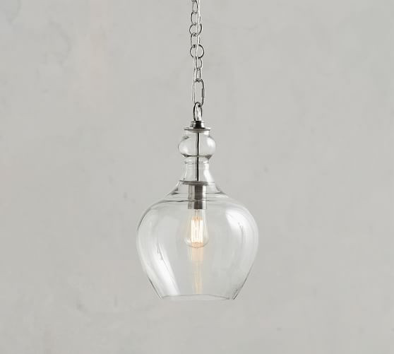 Flynn Recycled Glass Pendant | Pottery Barn (US)