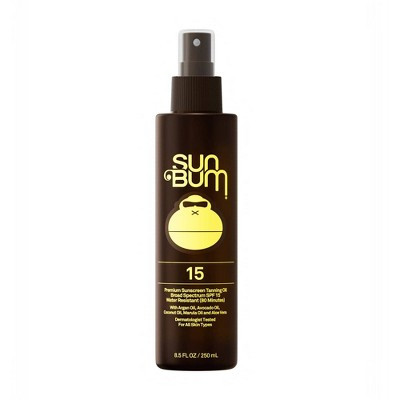 Sun Bum Tanning Oil - SPF 15 - 8.5 fl oz: Vegan, Gluten-Free, Paraben-Free, Whole Body Use | Target