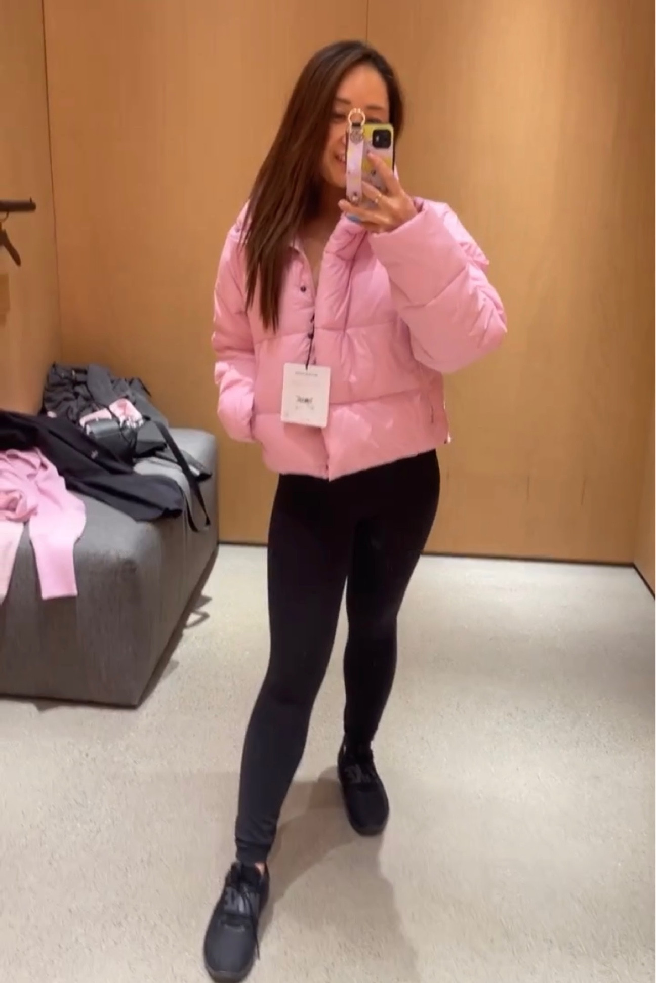 This cropped pink puff jacket is amazing!!! For reference I’m wearing size small. 

#LTKunder50 #LTKFind #LTKGiftGuide