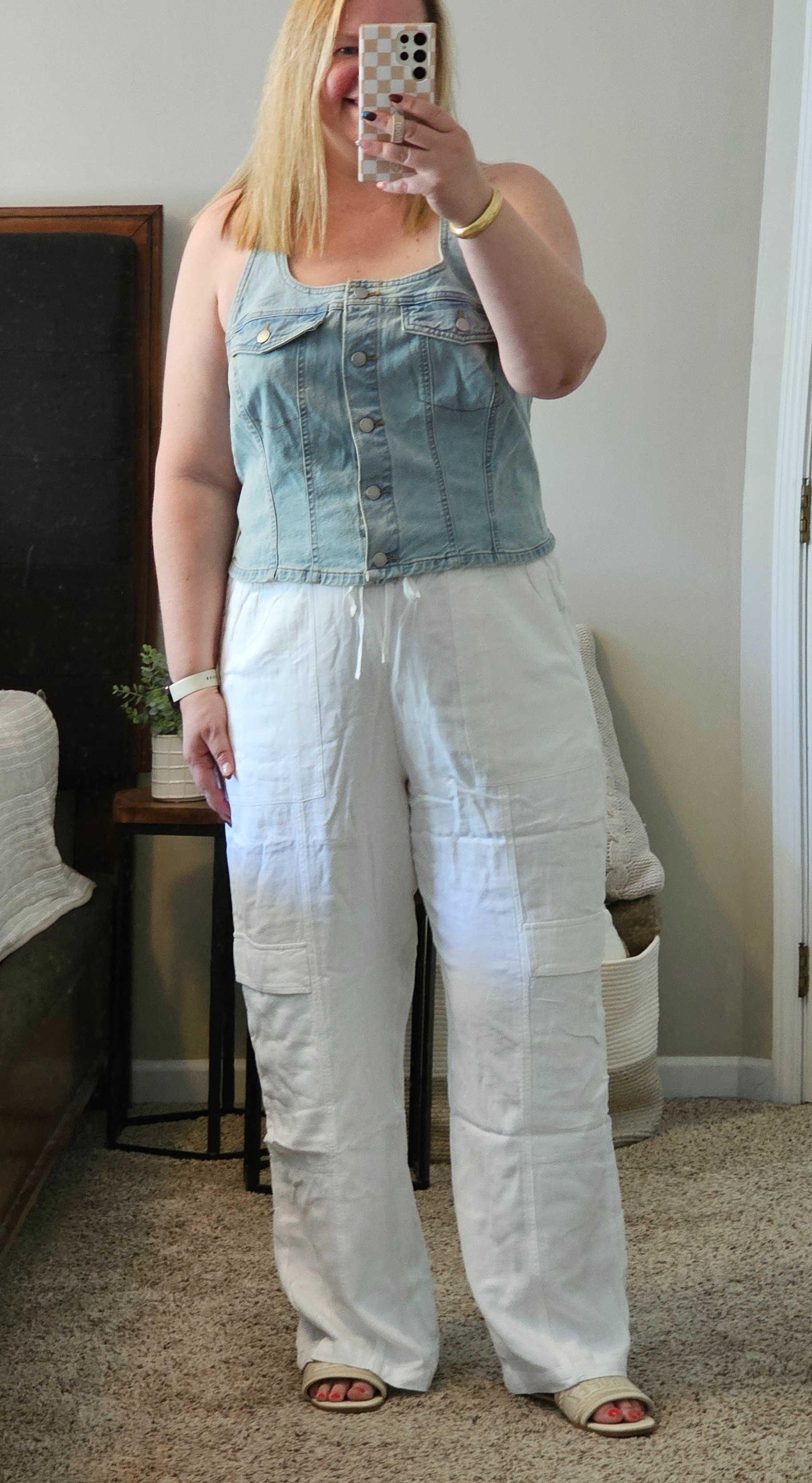 This vest (xxl) is great for Summer and these linen pants are amazing quality and not see through.  (Xl-long)

#LTKfindsunder100 #LTKmidsize #LTKover40