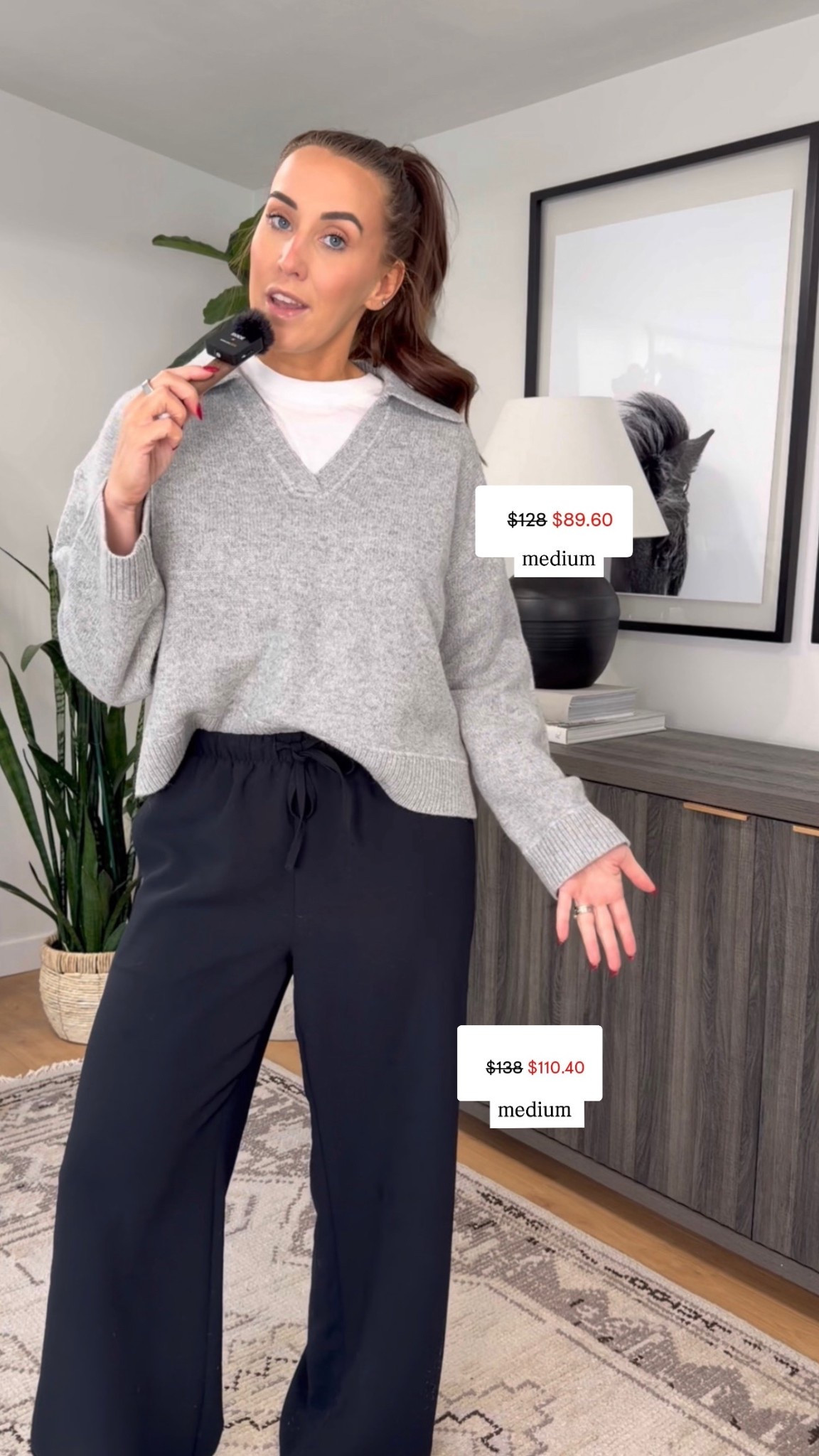 Aritzia winter sale! 

Polo sweater: M
Lodge pants: M Tall for kitten heels - medium reg for flats!



#LTKootd #LTKHoliday #LTKSaleAlert