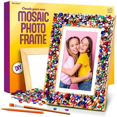 Dan&Darci Mosaic Photo Frame Craft Kit - DIY Art Set for Kids, Craft Kit for Kids, Gifts for Girls | Target