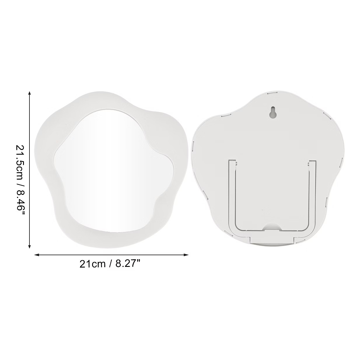 Unique Bargains Irregular Shape Desktop Cosmetic Mirror 1 Pc | Target