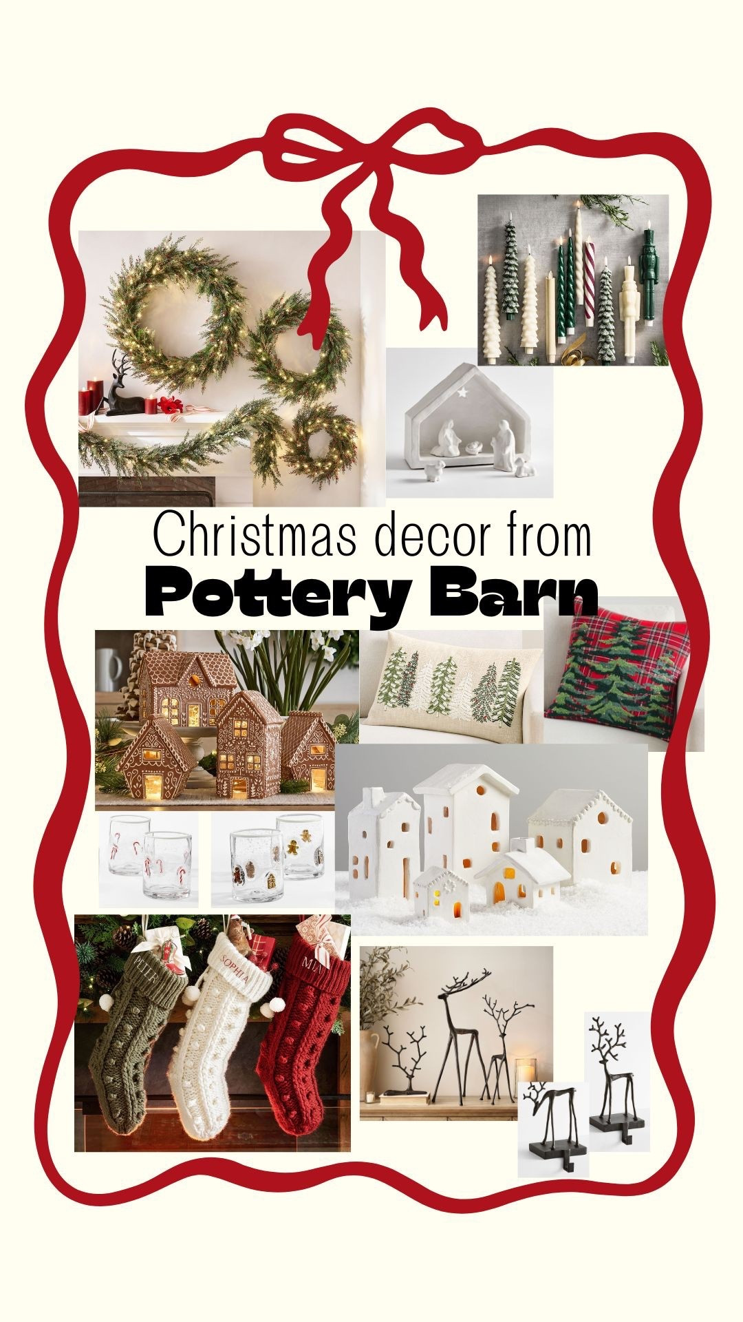 Christmas decor from Pottery Barn 🎄

#LTKHome #LTKFindsUnder100 #LTKHoliday
