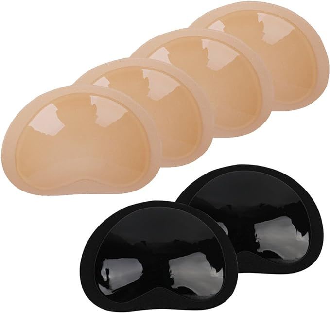 Silicone Bra Inserts Lift Breast Inserts Breathable Push Up Sticky Bra Cups for Women (3 Pairs) | Amazon (US)