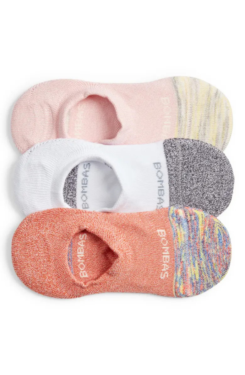 Assorted 3-Pack Cushion No-Show Socks | Nordstrom
