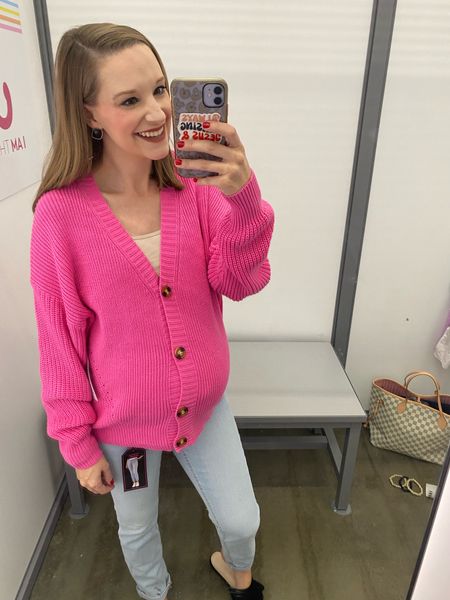 Cardigan sweater at Walmart! Time and Tru spring tops for women! Time and Tru cardigan sweater! Valentine’s Day outfit idea!! 
