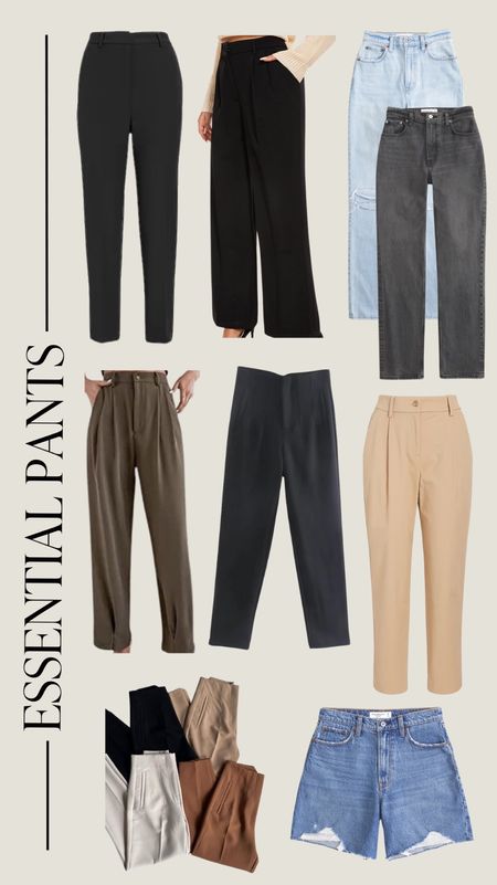 Essential pants everyone needs! Jeans, trousers, & shorts

#LTKGiftGuide #LTKbeauty #LTKstyletip