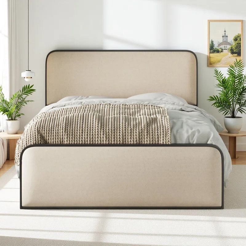 Upholstered Bed with Storage | Wayfair North America