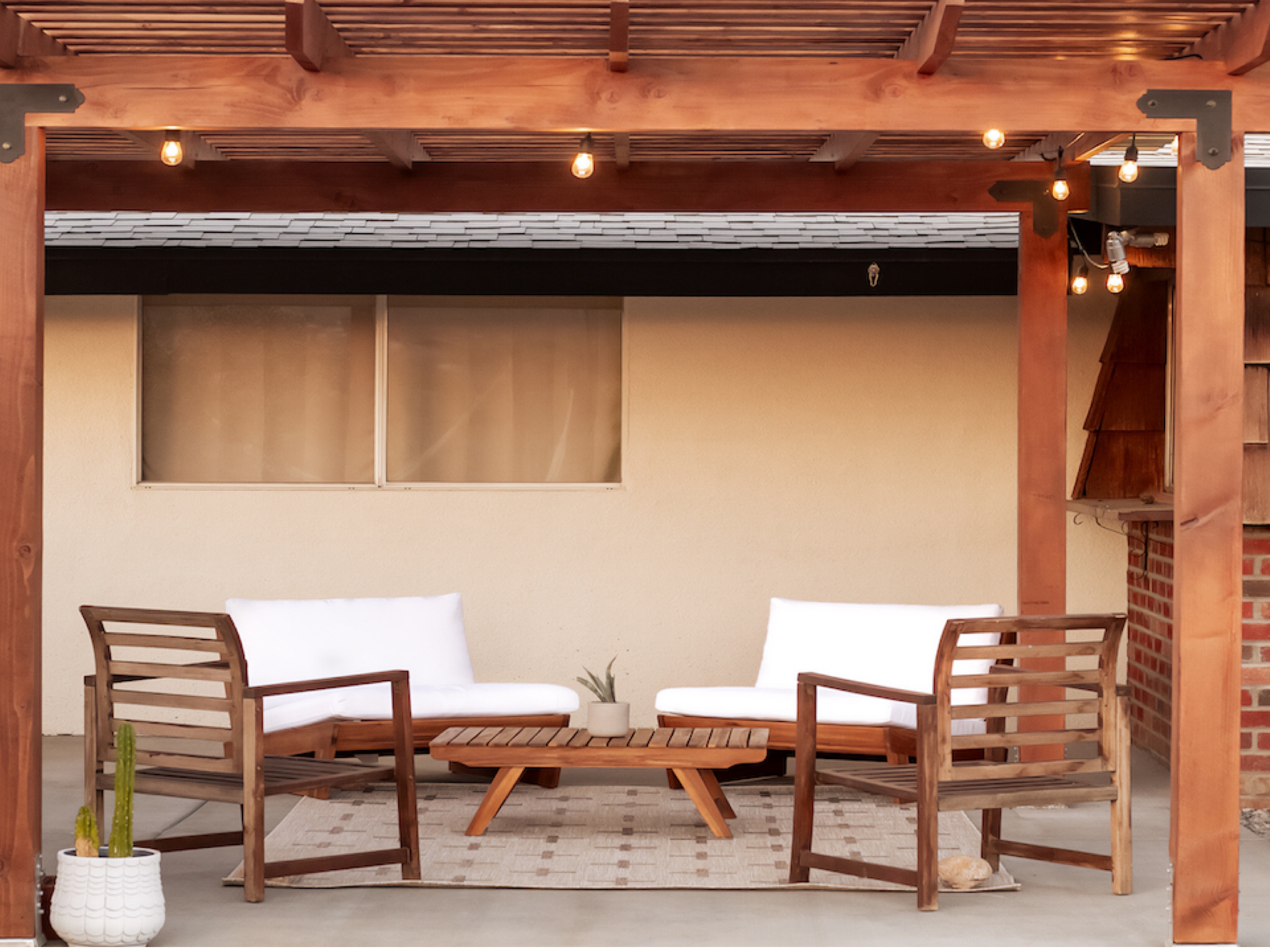 Outdoor patio reveal ✨

#LTKhome #LTKtravel