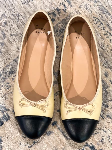 Target Two tone cap toe flats sized down 1/2 a size
Beige
Black
Bow
Round toe
Chanel look for less
Shop the look
Target style
Chic
Spring shoes

#LTKSeasonal #LTKshoecrush #LTKfindsunder50