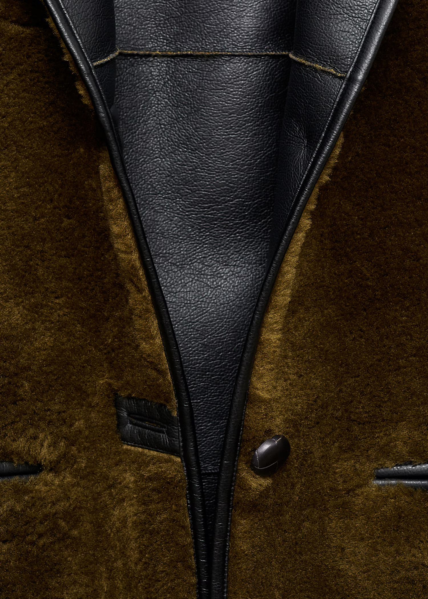 Fur-effect coat with appliqués - Women | MANGO United Kingdom | MANGO (UK)