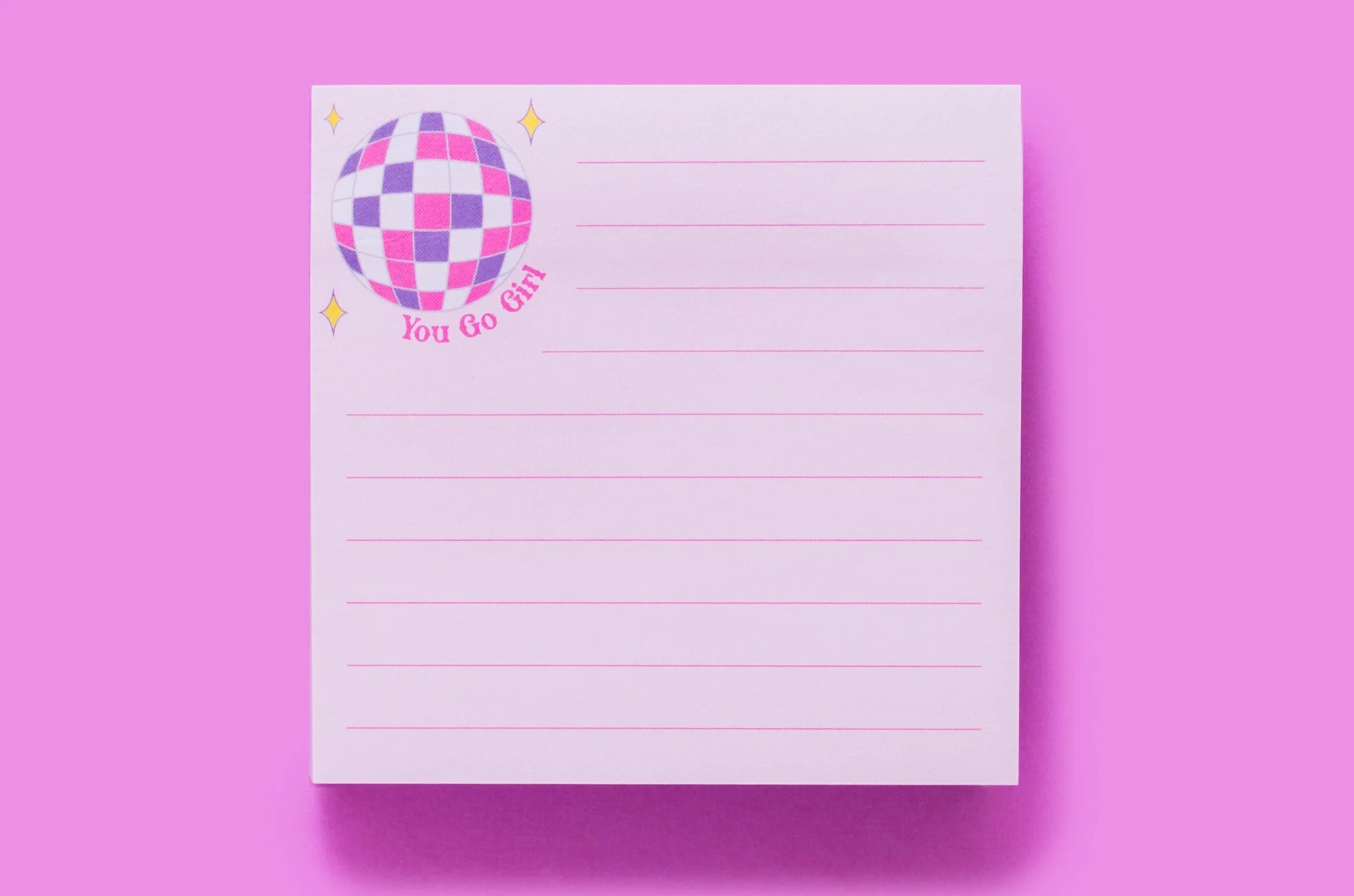 You Go Girl Sticky Reminder Pad | Taylor Elliott Designs