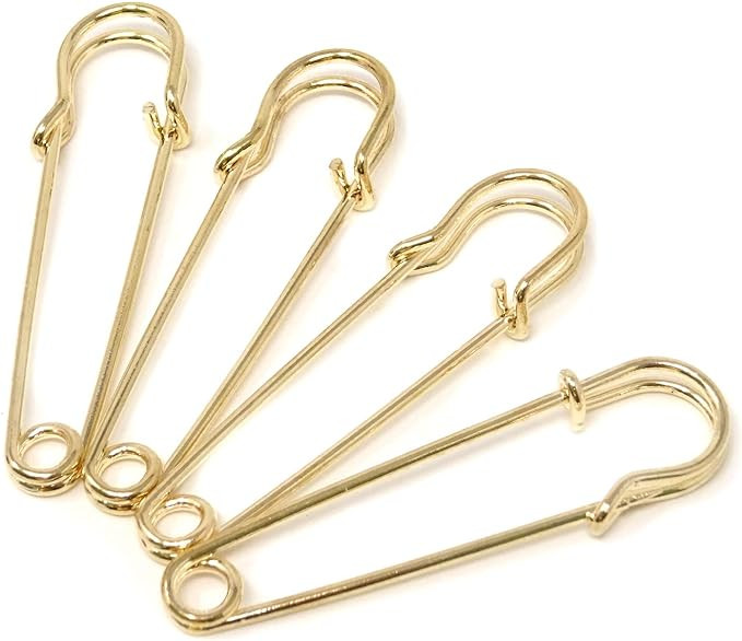 Honbay 30PCS 5cm/2Inch Brooches Heavy Duty Safety Pins for Blankets, Sweaters, Shawls, Kilts, Cra... | Amazon (US)