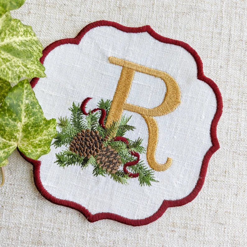 Christmas Cocktail Napkins Christmas Napkins Christmas - Etsy | Etsy (US)