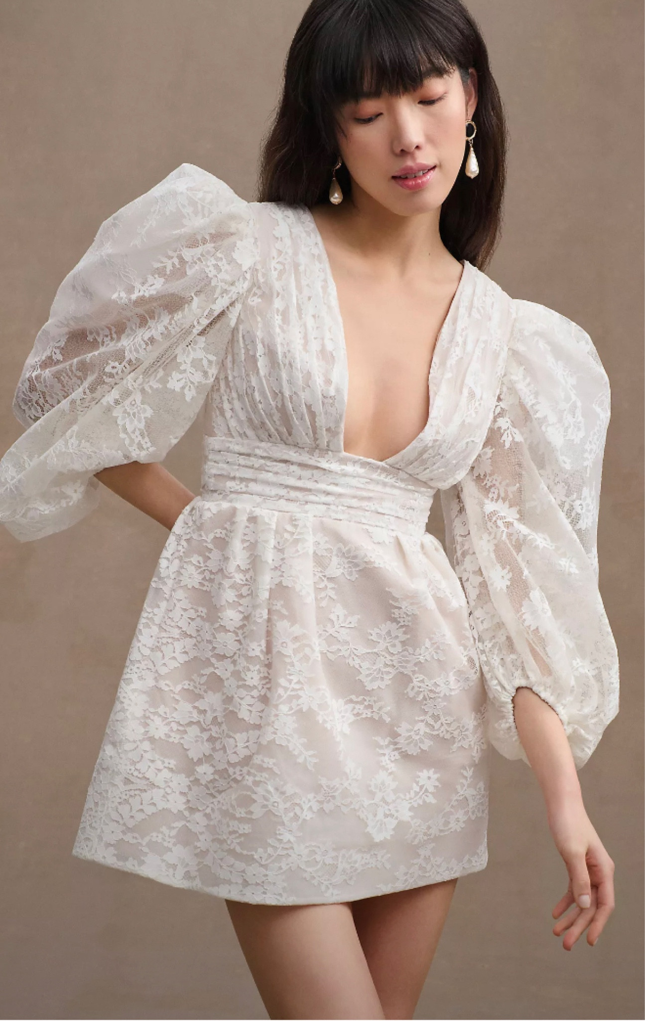 chinese dress ladies Wilde Love Long Sleeve Mini Dress Golden Hour Boutique Medium main image 1