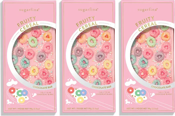 3-Pack Fruity Cereal Chocolate Bar | Nordstrom
